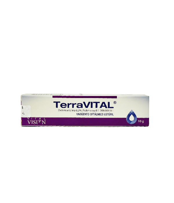 TERRAVITAL UNGUENTO OFTALMICO TUBO X 10 GR